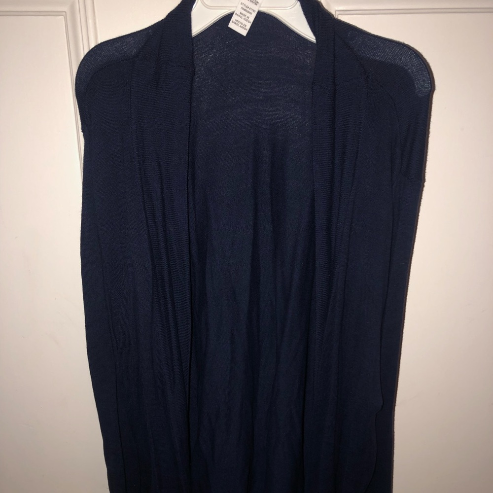 Ambiance Apparel Navy Blue Cardigan